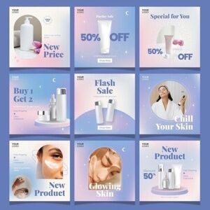 10 personalized Instagram posts (Canva editable)